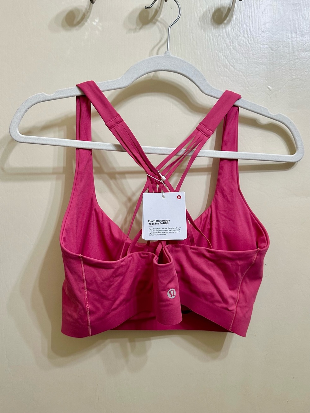 BNWT! FLEXY FLEX STRAPPY YOGA BRA L/XL D-DDD - Picture 2 of 6